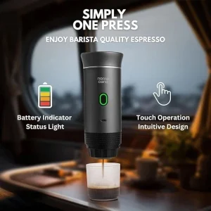 Electric Portable Espresso Machine – Self-Heating Travel Coffee Maker, USB-C